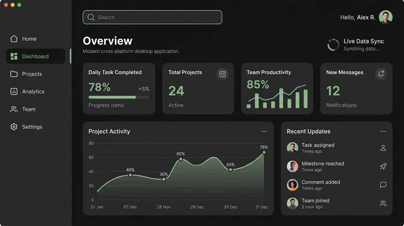 Mobile & Desktop Apps