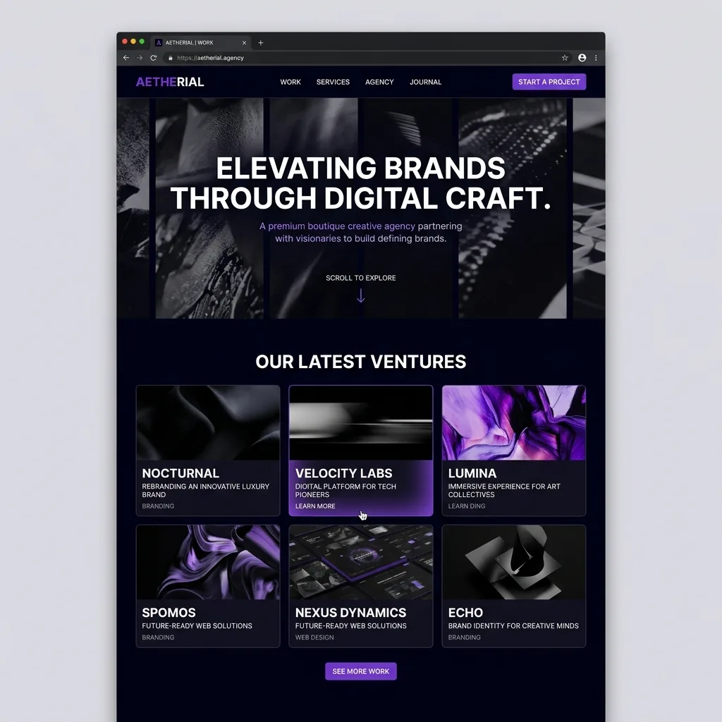 Antigravity — Creative Agency Site