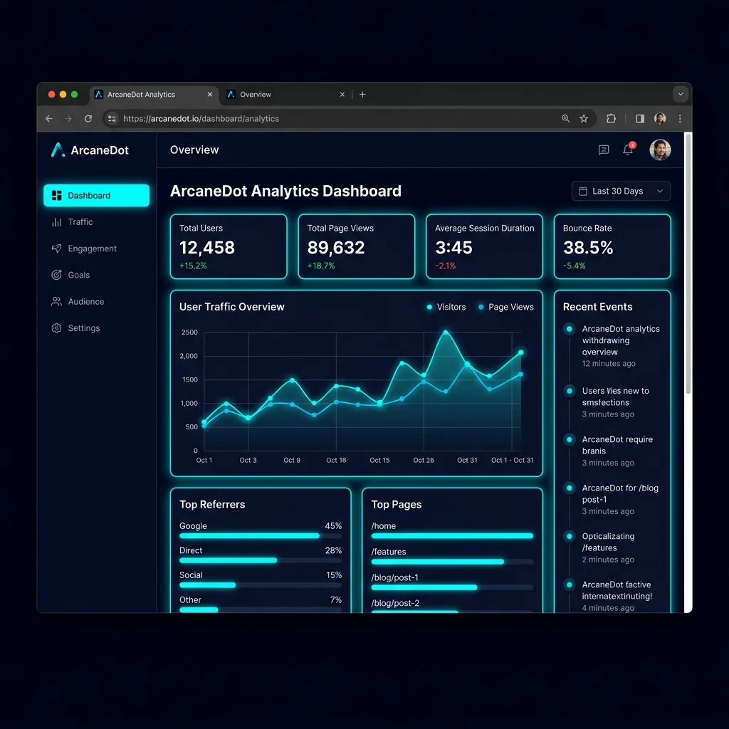 ArcaneDot LLC Platform proof asset 3