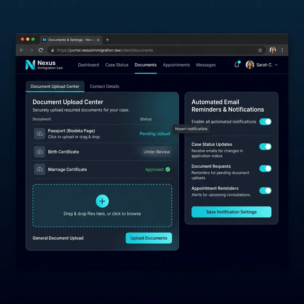 Law Firm Client Intake Portal proof asset 2