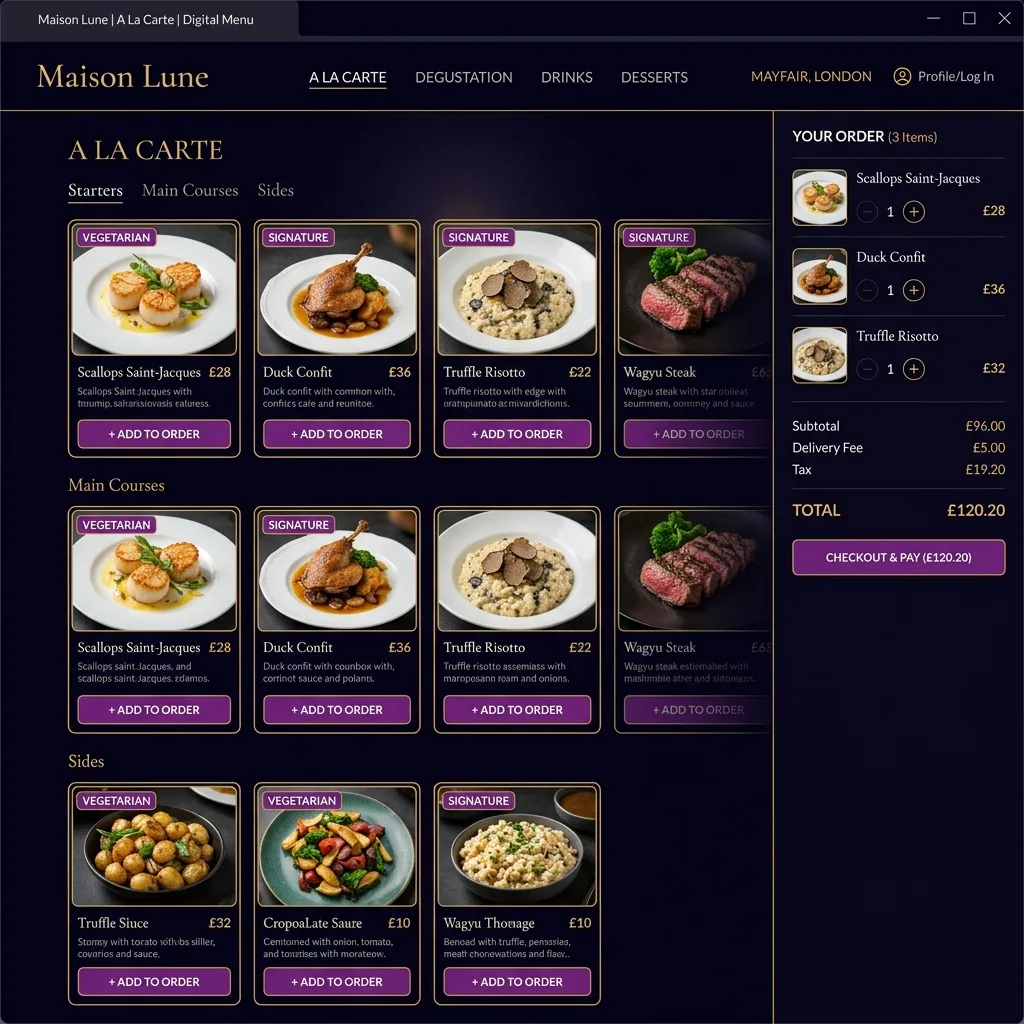 Maison Lune: AI Restaurant System proof asset 2