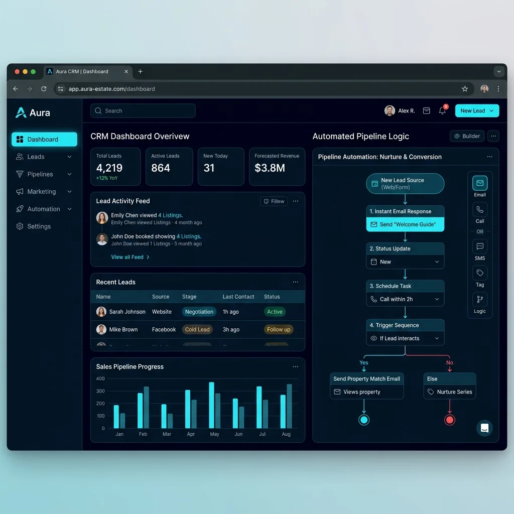 Real Estate Lead Automation: DMV proof asset 2