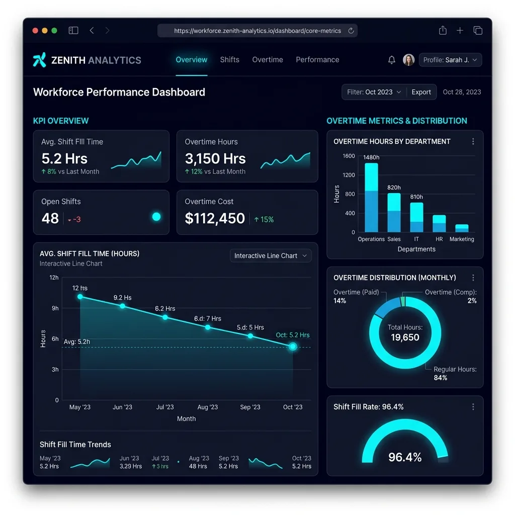 Workforce Analytics Dashboard: Harri proof asset 3